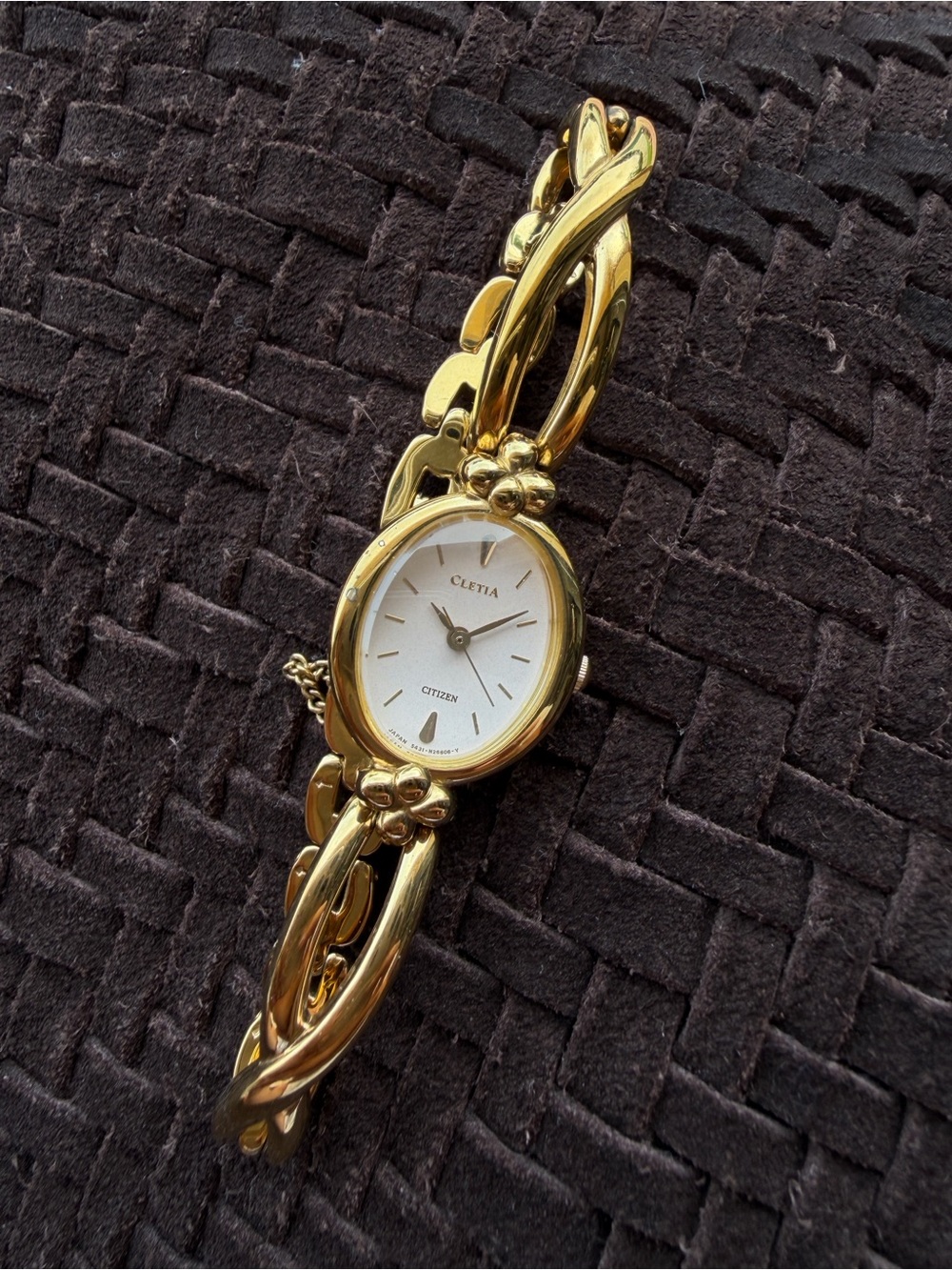 Citizen Gold-Tone Oval Dial Women's Bracelet Watch